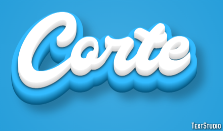 Corte Efeito de texto
