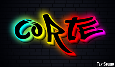 Corte Efeito de texto