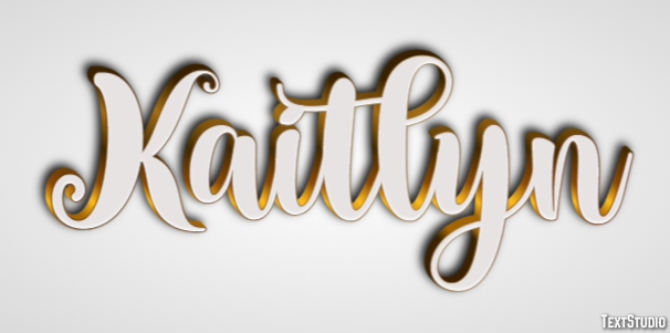 Kaitlyn Efekt tekstowy