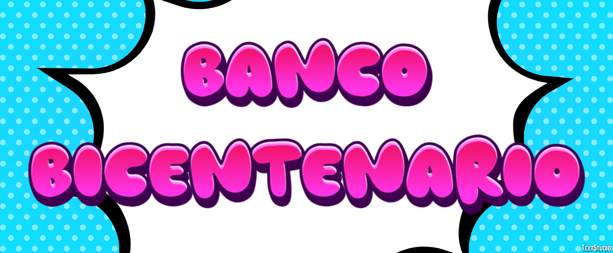 Banco Bicentenario Effetto testo