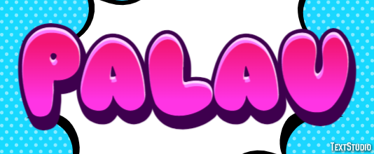 Palau Texteffekt