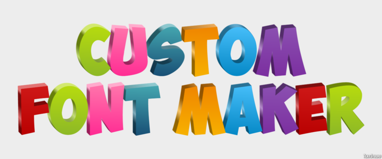 Custom Font Maker Эффект текста