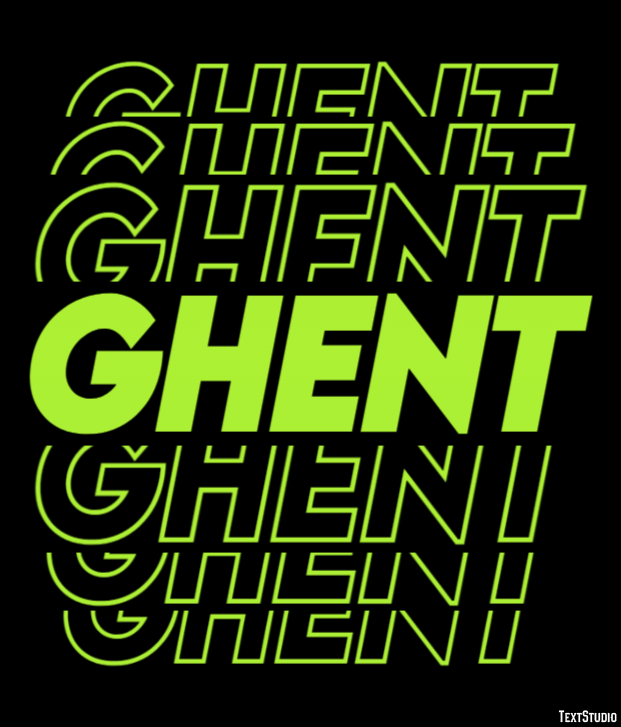 Ghent Effet de Texte
