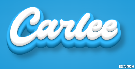 Carlee Text Effect