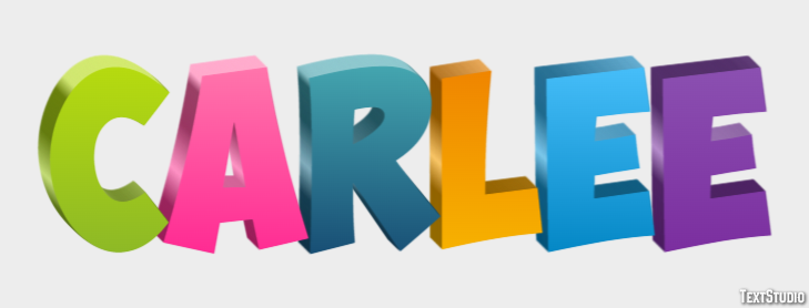 Carlee Text effect