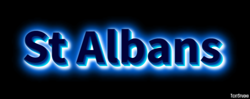 St Albans Efecto de Texto