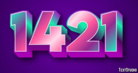 1421 Text Effect