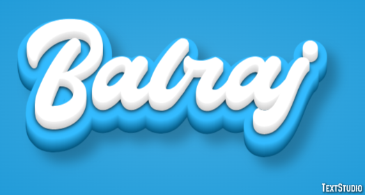 Balraj Text Effect