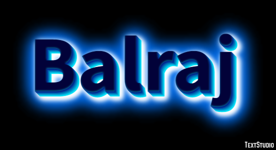 Balraj Texteffekt