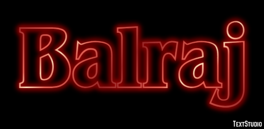 Balraj Text Effect