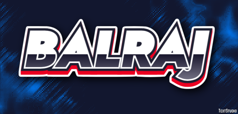 Balraj Text Effect