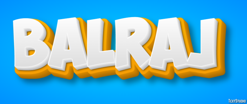 Balraj Text Effect