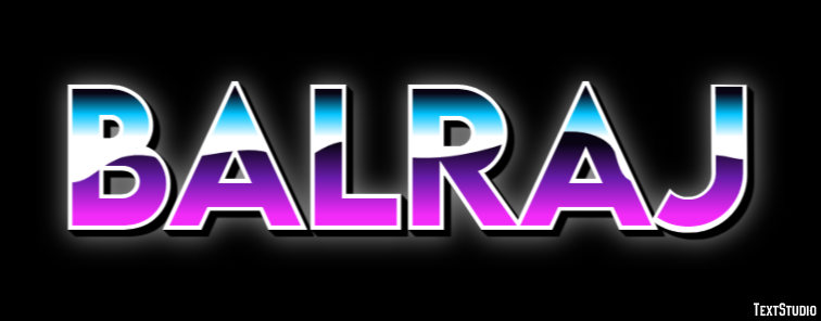 Balraj Text Effect