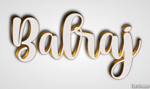 Balraj Texteffekt