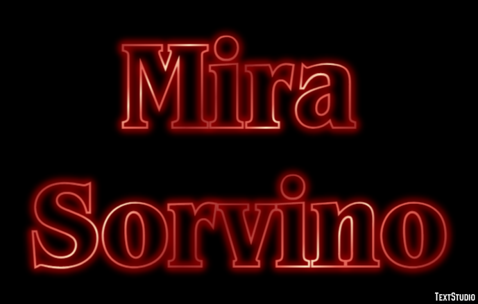 Mira Sorvino Efecto de Texto