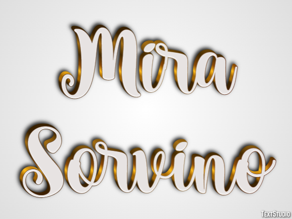Mira Sorvino Efecto de texto