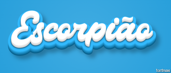 Escorpião テキスト効果