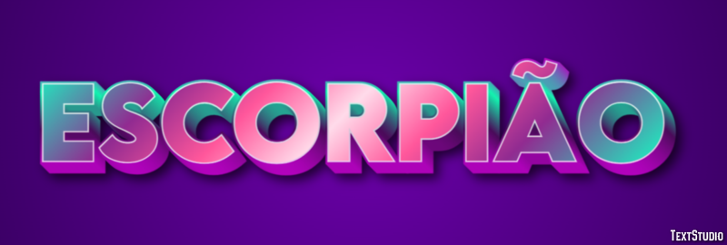 Escorpião テキスト効果