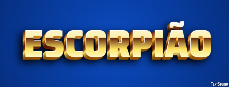 Escorpião テキスト効果