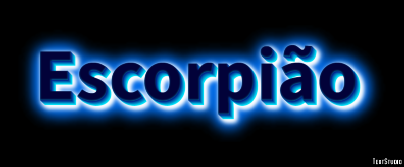 Escorpião テキスト効果