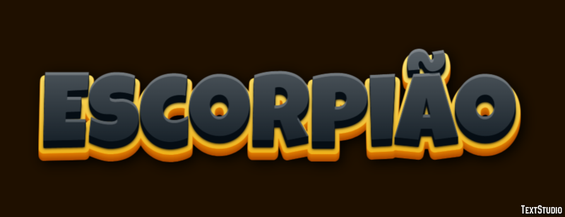 Escorpião テキスト効果