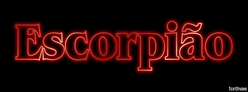 Escorpião テキスト効果