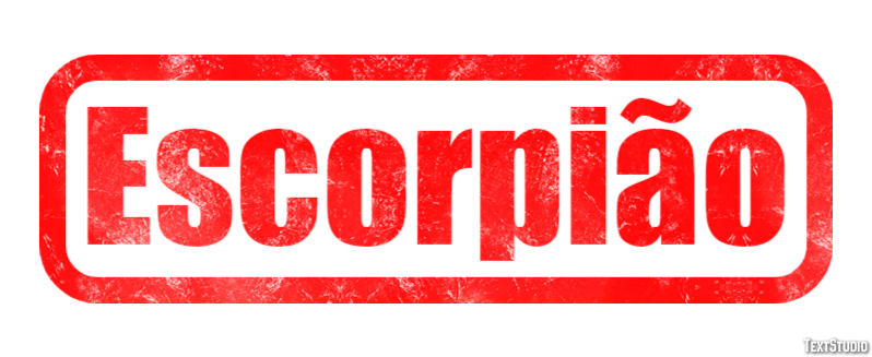 Escorpião テキスト効果