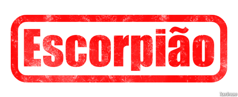 Escorpião テキスト効果