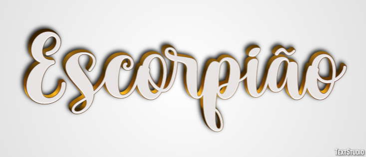 Escorpião テキスト効果