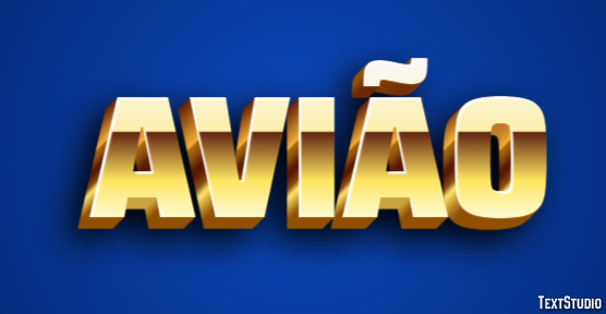 Avião テキスト効果