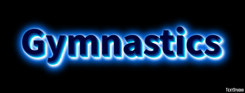 Gymnastics Text effect