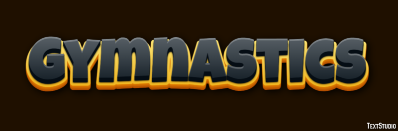 Gymnastics Text effect