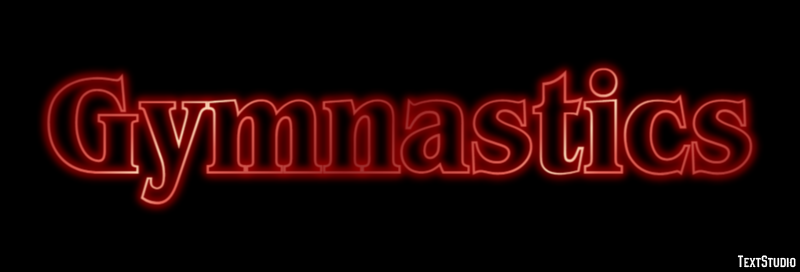 Gymnastics Text effect