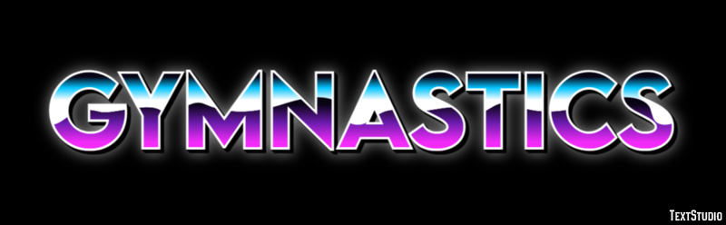 Gymnastics Text effect