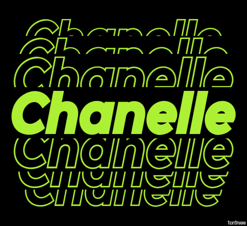 Chanelle Text effect