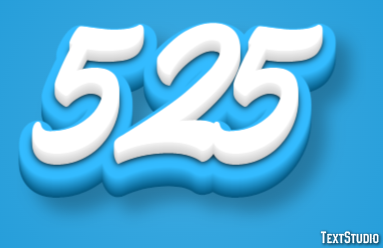 525 Text Effect