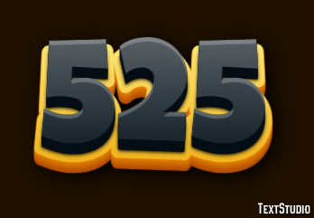 525 Text Effect