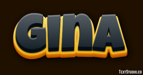 Gina Effetto testo