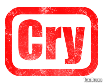 Cry テキスト効果