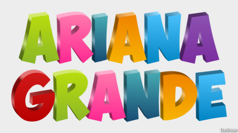 Ariana Grande Effetto testo