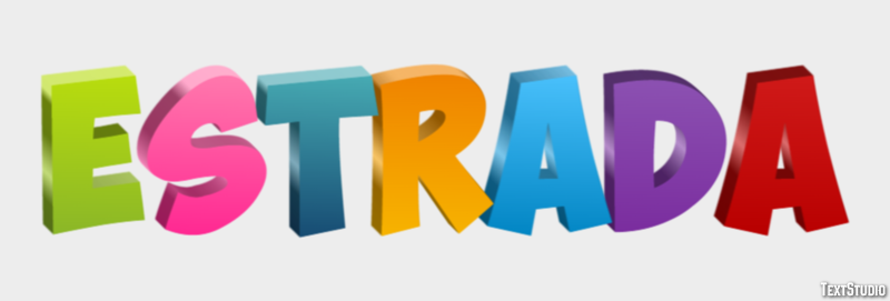 Estrada Texteffekt