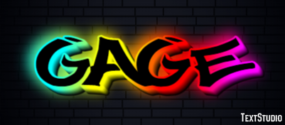 Gage Efekt tekstowy