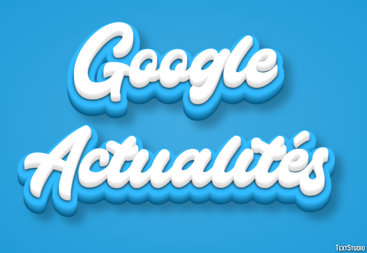 Google Actualités Efekt tekstowy