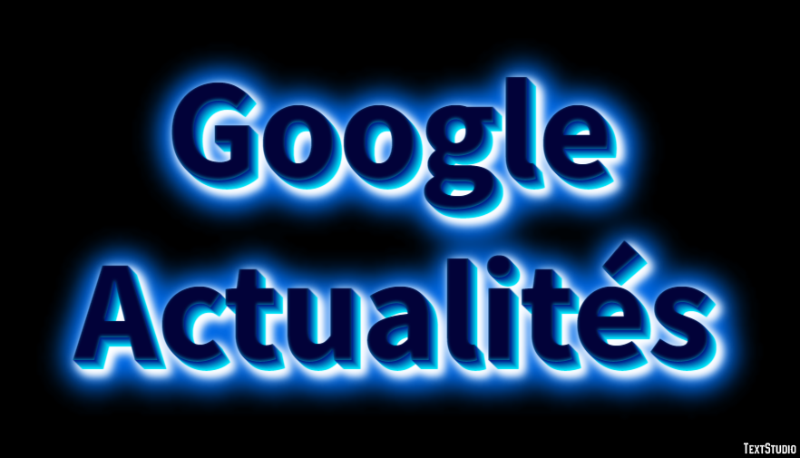 Google Actualités テキスト効果
