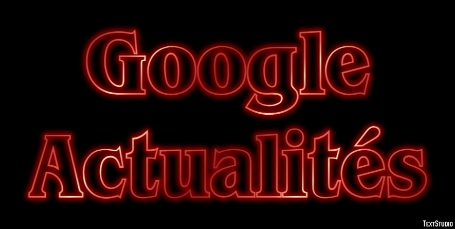Google Actualités テキスト効果