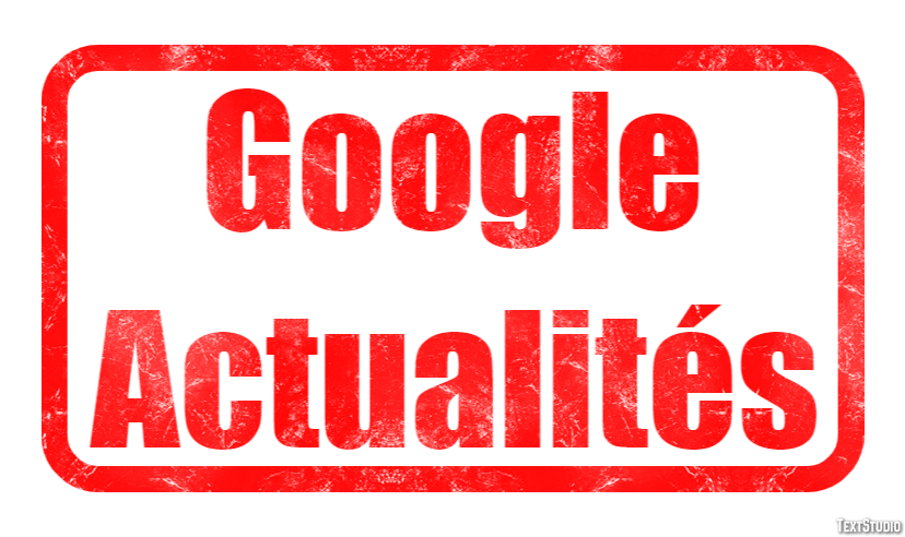 Google Actualités テキスト効果