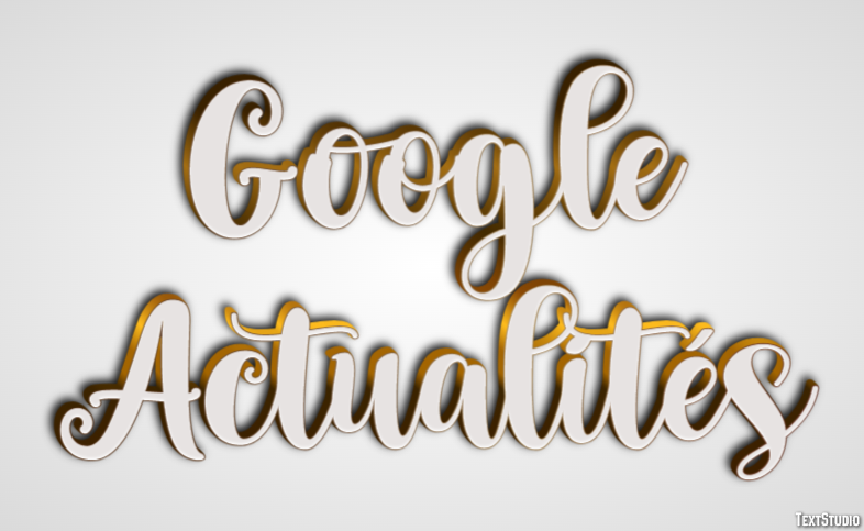 Google Actualités テキスト効果