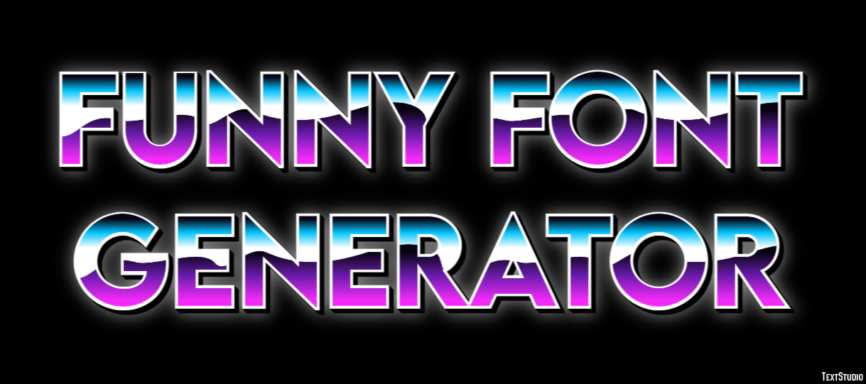 Funny Font Generator Effetto testo