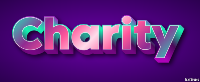 Charity Text Effect