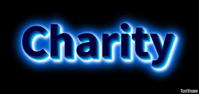 Charity Text effect